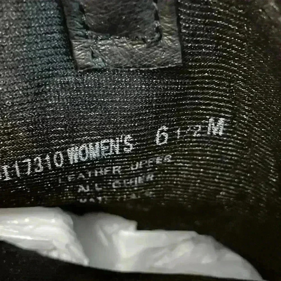 DINGO Womens Cowboy boots slouch Black with silver tip size 6.5 - Picture 7 of 7